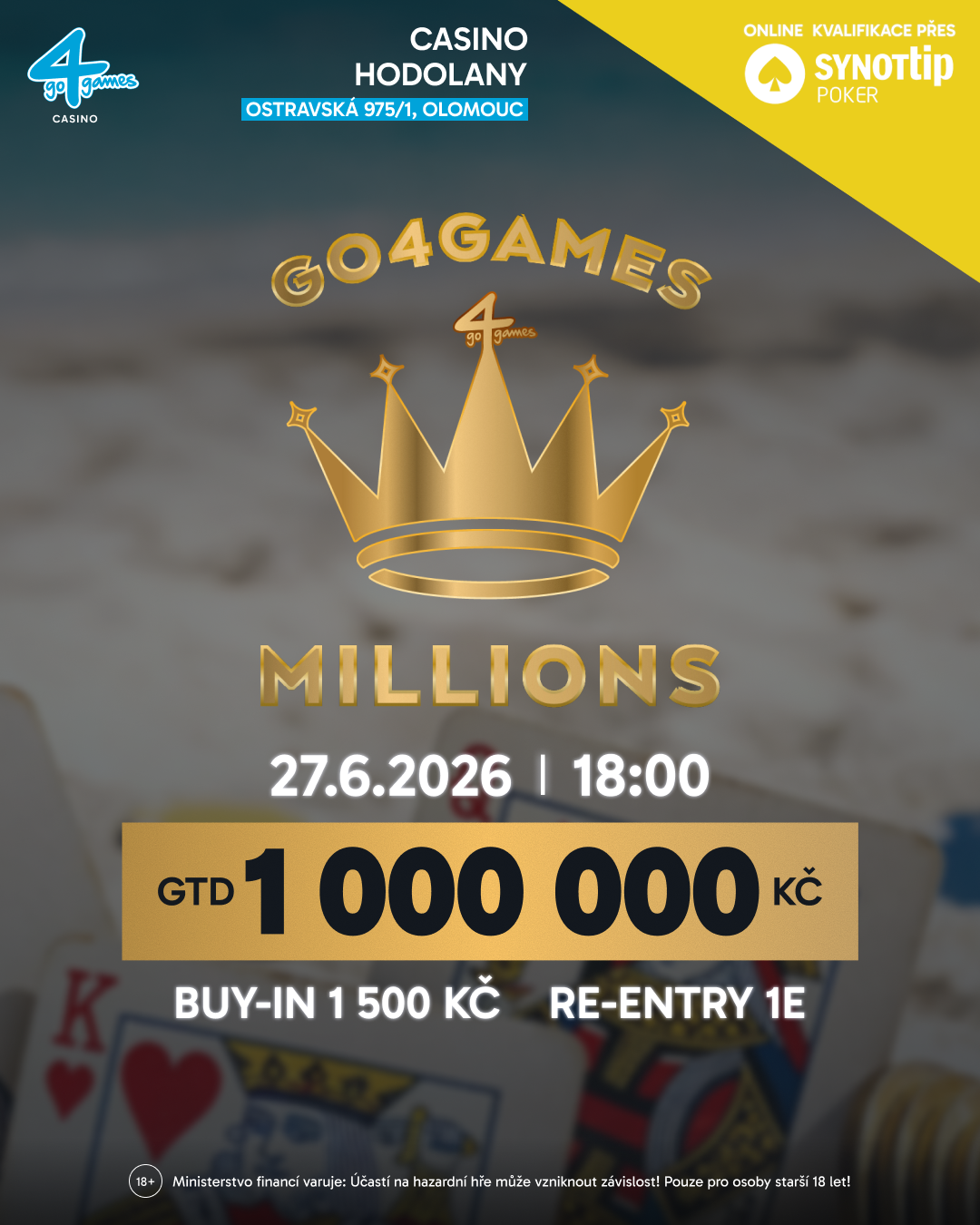 Go4games Millions re-entry 1E